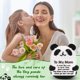 thumbnail image 4 of Figura de juguete Bdayption hecha a mano a ganchillo para mamá panda, 4 of 7