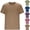 Light Brown, variant on HAJWOH Mens T-Shirts Cotton Short Sleeve Casual Crew Neck Tops Moisture Wicking Soft Basic Shirts with Pocket