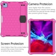 thumbnail image 2 of Allytechgroup Shockproof Case for Apple iPad Air 11 Inch M3 M2 2025 2024, Heavy Duty Protection Stand Hand Strap Shoulder Strap Bumper Rugged Kids Friendly Case Cover for iPad Air 11 Inch,Rose, 2 of 5
