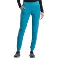 thumbnail image 1 of CHEROKEE Workwear WW Revolution Natural Rise Jogger, WW011, L, Teal Blue, 1 of 1