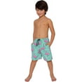 thumbnail image 2 of INGEAR Little Boys Quick Dry Beach Board Shorts Kids Swim Trunks UPF 50+ Swimsuit with Pockets, 2 of 4