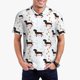 thumbnail image 1 of Balery Dachshund On A Skateboard Camisa Polo de Hombre con Estampado, de Manga Corta y Tejido Medio, Camisa Tipo Golf Polo-3X-Large, 1 of 6