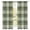 Green, Beige, Olive, variant on Navy Buffalo Plaid Sheer Curtains 72 Inches Long, White Blue Farmhouse Modern Striped Light Filtering Window Curtains for Living Room, Rod Pocket Voile Sheer Curtain Drapes, 52"W x 72"L, 2 Panels