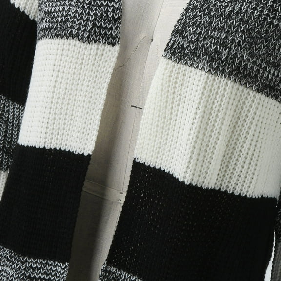 Aayomet Sweaters For Women Women's Tassel Hem Sweater Long Cardigan Knitwer Pullover Poncho Coat,Black S-XXL