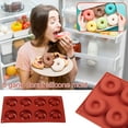 thumbnail image 3 of Grusce Silicone Donut Mold - Non-Stick Silicone Doughnut Pan Set,Heat Resistant,Make Perfect Donut Cake Biscuit Bagels,BPA FREE and Dishwasher Safe, 3 of 10