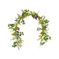thumbnail image 2 of 150cm Artificial Green Plant Vine Aquatic Flower Rattan, Realistic Fake Foliage for Air Conditioning Duct Cover, Maintenance Free Bendable Plastic Decor for Living Room Ceiling Home Wedding, 2 of 8