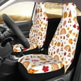 thumbnail image 2 of Honeii Fall Gnomes Harvest Print Car Seat Covers 2 Pieces, Full Set Universal Seat Covers for Cars, Waterproof Auto Seat Protectors, 2 of 7