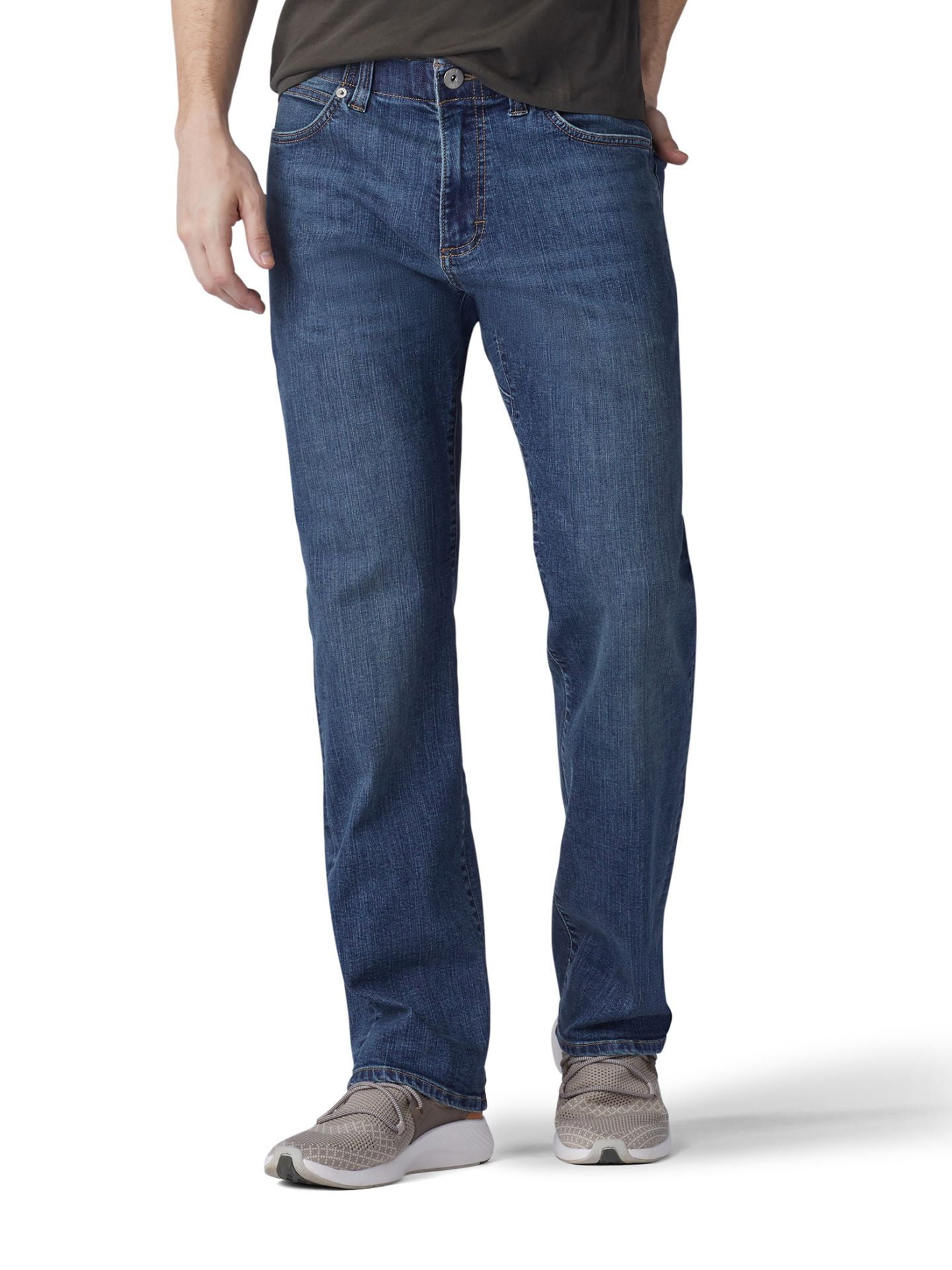 Lee Mens Big /& Tall Performance Series Extreme Motion Relaxed Fit Jean