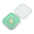thumbnail image 6 of Unique Bargains 1 Pc Pill Case 5 Grid Portable Pill Box Green, 6 of 6