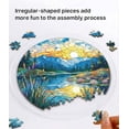 thumbnail image 5 of Acrylic Jigsaw Puzzle Suncatcher, Suncatcher Puzzle, 83 Pieces Acrylic Puzzle Window Hanging, Colorful Stained Glass Acrylic Sun Catcher Decor, for Women Mom, 5 of 8