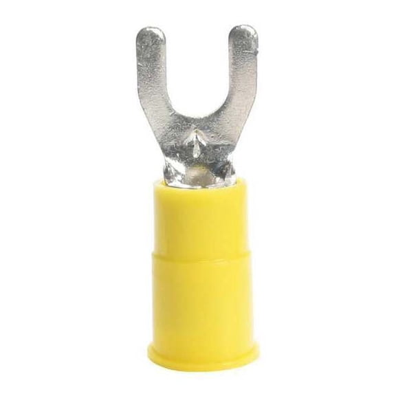 3m Fork Terminal,Std,#8 Stud,Yellow,PK25 FV10-8Q