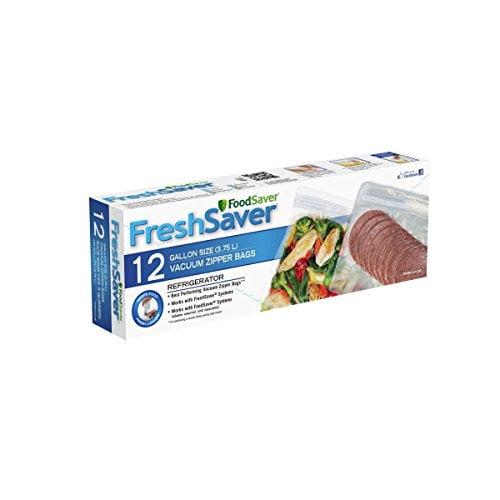 FoodSaver FreshSaver Sac à Fermeture Éclair sous Vide de 12 Gallons  FSFRBZ0316-33R 