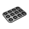thumbnail image 4 of Shoreew Donut Baking Pan 6-Count Carbon Steel Nonstick Donut Pan for Baking Easy Release Doughnut Molds Multifunctional Bakeware for Cakes Muffins Pies, 4 of 7