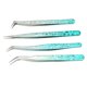 thumbnail image 5 of Tweezer de extensión de Pestañas postizas, Punta curva de acero inoxidable, delicado, Arte de Arte de Umas Flexible para el Hogar, 5 of 7
