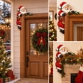 thumbnail image 7 of Clearance! 2PC Christmas Peekaboo Door Frame Decor, Door Corner Decor, Christmas Door Decorations (Santa), 7 of 7