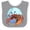 Heather and White, variant on Inktastic Fun Fiddler Crab with Violin and Mustache Boys or Girls Baby Bib