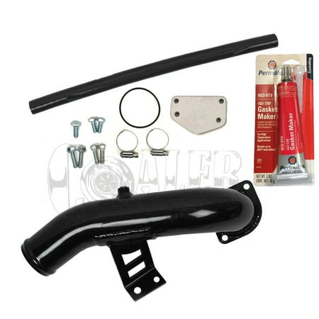 04-05 Chevy GMC 6.6L EGR Delete Kit High Flow Intake Elbow Diesel Duramax LLY