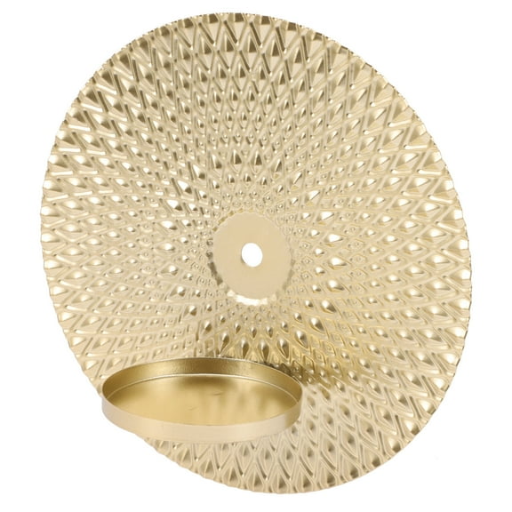 Elegant Iron Wall Mounted Candle Holder Set for Home Decor