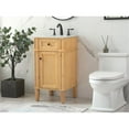 thumbnail image 2 of 18 inch single bathroom vanity in natural wood, 2 of 8