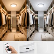 Rechargeable LED Ceiling Light with Motion Sensor, 3 Light Modes, 10‑Level Brightness Adjustment, Remote Control, Dimmable & Timer Function, for Living Room, Bathroom, Pantry