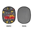 thumbnail image 2 of Rocae Red Pickup Truck With Pumpkins for Silicone Pot Holders, Oven Mitts Heat Resistant Hot Pads with Pockets,Non-Slip Bbq Baking Smoking Potholders ,7.5"x9.4", 2 of 7