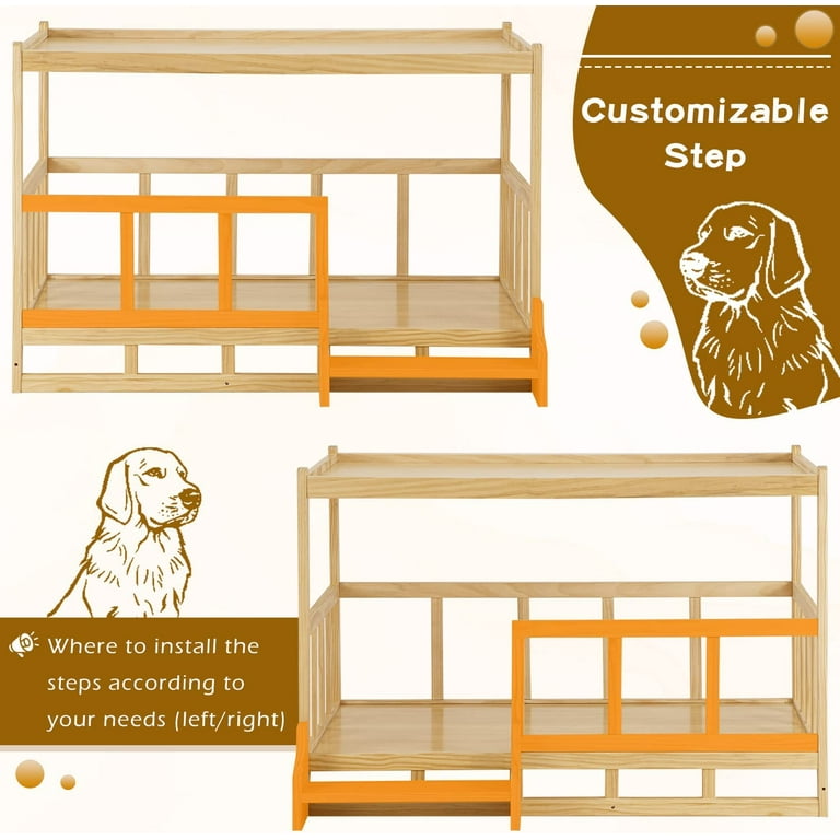 Bed frame with dog bed underneath sales
