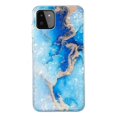 thumbnail image 3 of For Samsung Galaxy A22 5G (EU Version) Phone Cover Marble Flower Shell Pattern IMD Phone TPU Case Banmo, 3 of 5