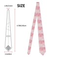 thumbnail image 5 of XMXY Heart Tender Sweet Love Mens Necktie Ties , Happy Mothers Day Pink Formal Bussiness Wedding Party Printed Tie, 5 of 9