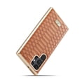 thumbnail image 4 of Dteck for Samsung Galaxy S22 Ultra 6.8 inch 2022 Case, Premium PU and TPU Python Plating Back Cover All-Round Protection Shockproof Protective Case for S22 Ultra Ladies Women Men, Brown, 4 of 7