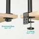 thumbnail image 5 of Soporte Monitor Individual WALI Negro Ajustable para Escritorio y VESA 75 & 100mm, 5 of 10