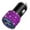 Violet, variant on OTOSTAR Dual USB Car Charger, 4.8A Output, Bling Rhinestones Car Decorations Accessories Fast Charging Adapter for iPhones Android iOS, Samsung Galaxy, LG, Nexus, HTC (Hot Pink)