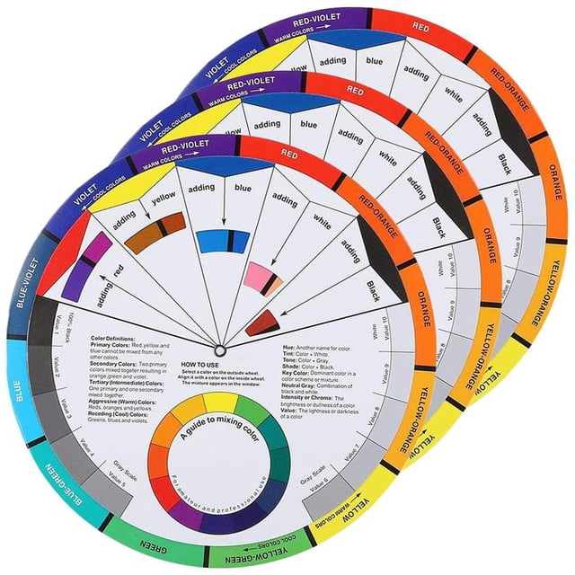 Rueda de Color ChromaMix23 3 Pzas 118 Colores Ø23cm Papel