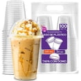 thumbnail image 1 of Vasos de Plastico Best Trading 20 oz con Tapa tipo Domo transparentes desechables, 1 of 5