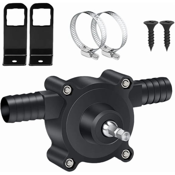 Drill Pump for Water Transfer, Self-Priming Electric Drill Powered Pump, Portable Hand Drill Water Pumps for Gasoline, Oil, Diesel, Aquarium, Garden – Heavy-Duty Transfer Pumps (1pc)