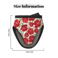 thumbnail image 3 of Pofeuu Rose Flowers Print Thickened Mini Silicone Oven Mitts Heat Resistant, Rubber Oven Mitt Gloves, Finger Pinch Grips, Pot Holder, Silicone Potholder, 3 of 7