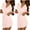 Beige, variant on 2PCS Summer Pajamas Robe for Women Women Casual Home Ice Silk Bathrobe Nightdress Lightweight Cozy Lounge Sleepwear with Belt