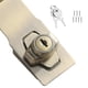 thumbnail image 2 of Casillero de buzón de 4 pulgadas sin perforaciones con pestillo de cerrojo para puerta y cajón de gabinete, 2 of 5