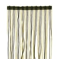 thumbnail image 2 of SEW TRENDS 2 Yards of 12" Long Chainette Fringe Multicolor Two Tone Thread Tassel Curtain Trim-Black & Gold, 2 of 8