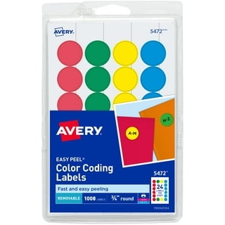 3200 STICKY COLORED Dots 10mm Color Coding Sticky Dots Assorted 16