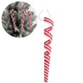 thumbnail image 3 of 6 Pcs Christmas Lollipop Ornament Plastic White And Red Candy Cane Decorations Christmas Tree Decor Pendant Christmas Party Home Decor Accessories Gif, 3 of 5
