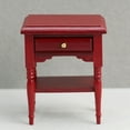 thumbnail image 5 of NUTEDOM Vintage Wooden Bedside Table: Mini Nightstand Furniture, 5 of 6