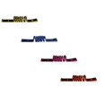 thumbnail image 1 of YWIYIUD 4PCS 35.43inch Durable Elastic Exercise Band for Stretching and Flexibility Training Practical Stretching Strap Suitable for Adults and Teens Dance Gymnastics and Yoga, 1 of 8