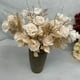 thumbnail image 1 of 8 flores artificiales de rosas artificiales de seda con tallos, utilizadas para bricolaje, ramo de boda, centro de mesa, decoración del hogar y al aire libre (color champán) Sincero Electrónica, 1 of 5