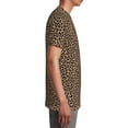 thumbnail image 6 of Wukai Brown Leopard Youth Unisex Short Sleeve T-Shirt for Boys, Girls, Teens, and Kids-X-Large, 6 of 7