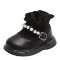 thumbnail image 2 of Fozruso Girls Soft Sole Boots For Toddlers And Kids With Soles And Cozy,Faux Furry Lined Boots Sizes 11 Little Kid(4.5-5 Years), 2 of 6
