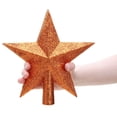 thumbnail image 3 of Decoración para árbol de Navidad Christmas Concepts con forma de estrella con purpurina, 20 cm, 3 of 7