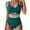 Green, variant on Coorders No Boundaries One Piece Swimsuit, Women's Tummy Control Cutout High Waisted Scoop Neck Trim Bathing Beach Swimsuit,Black,L