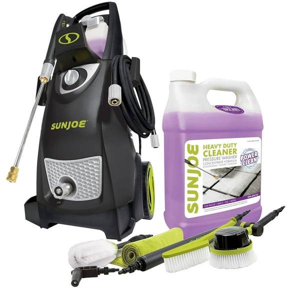 Sun Joe Electric Pressure Washer, Accessories Kit, and Concentrated Cleaner