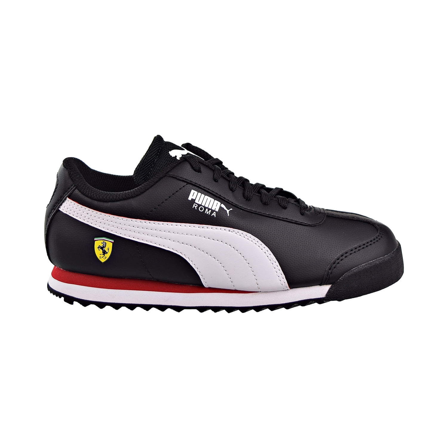 Puma Scuderia Ferrari Roma JR Big Kids Shoes Black/White 365231-07 ...