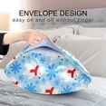 thumbnail image 3 of Ryvnso Satin Pillowcase Snowflakes Bears Pillow Cases Standard Size 40x20in, 3 of 6